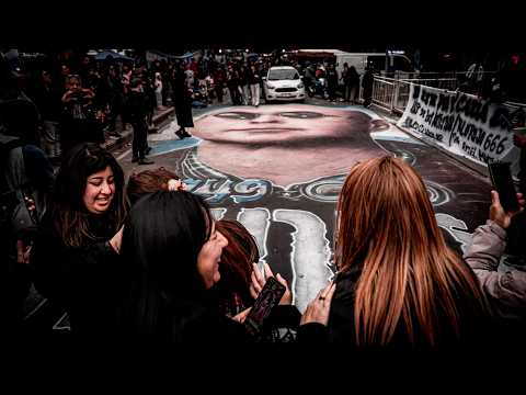El mural del Indio Solari que terminó en la tapa de Rolling Stone