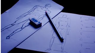 Människans Proportioner Skissa & Teckna