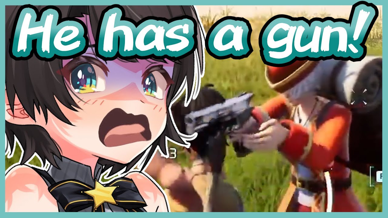 Subaru Didn't Expect The Merchants To Pull A Gun On Her In Palworld【Hololive / Eng Sub】