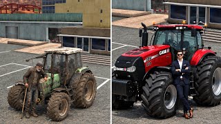 Poor Vs Billionaire Player Gameplay Comparison In Fs 18 | Fs18 Gameplay | Timelapse #fs18  screenshot 4