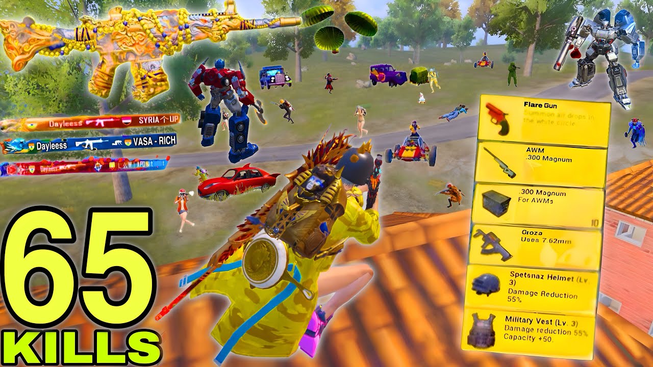 65 Solo KILLS!!😱 MY NEW SEASON BEST GAMEPLAY in PUBG MOBILE😍SAMSUNG,A7,A8,J5,J7,J2,J3,XS,A3,A4,A5,A6