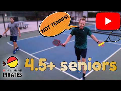 Senior 4.5+ Pickleball Bangers Featuring Top 100 Pro Tennis Player