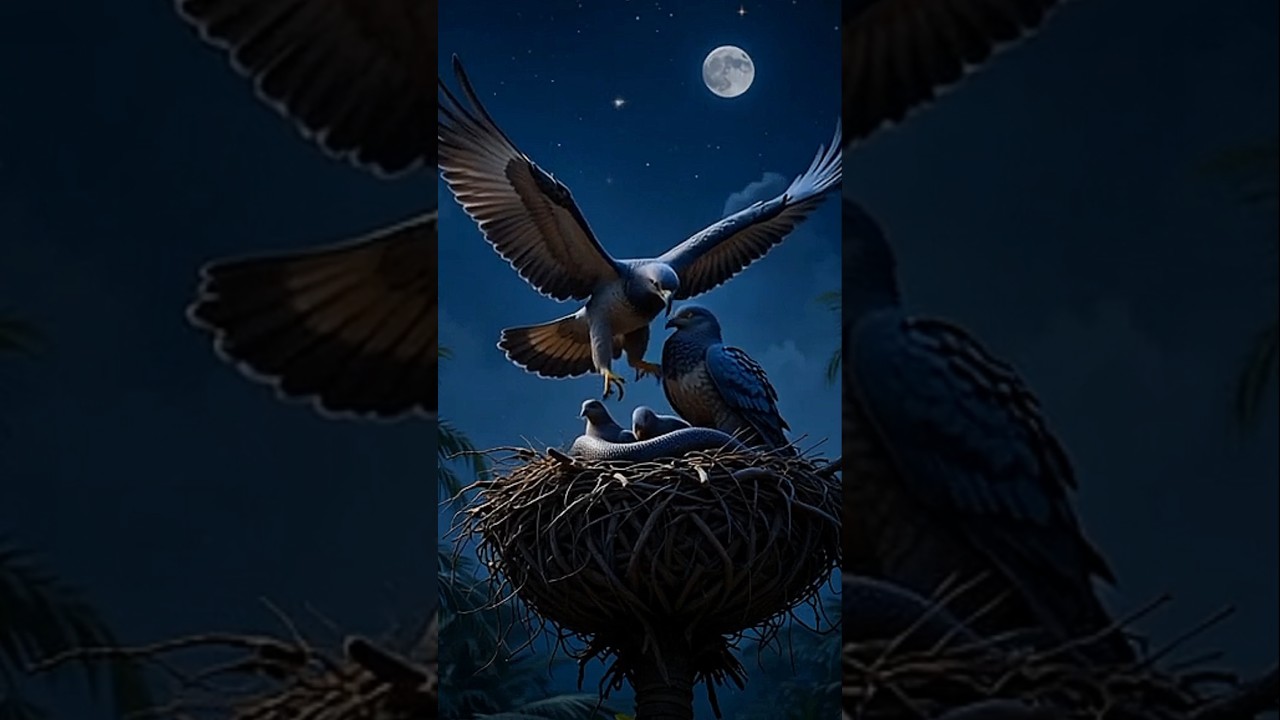 The story of the sad pigeon and the snake 