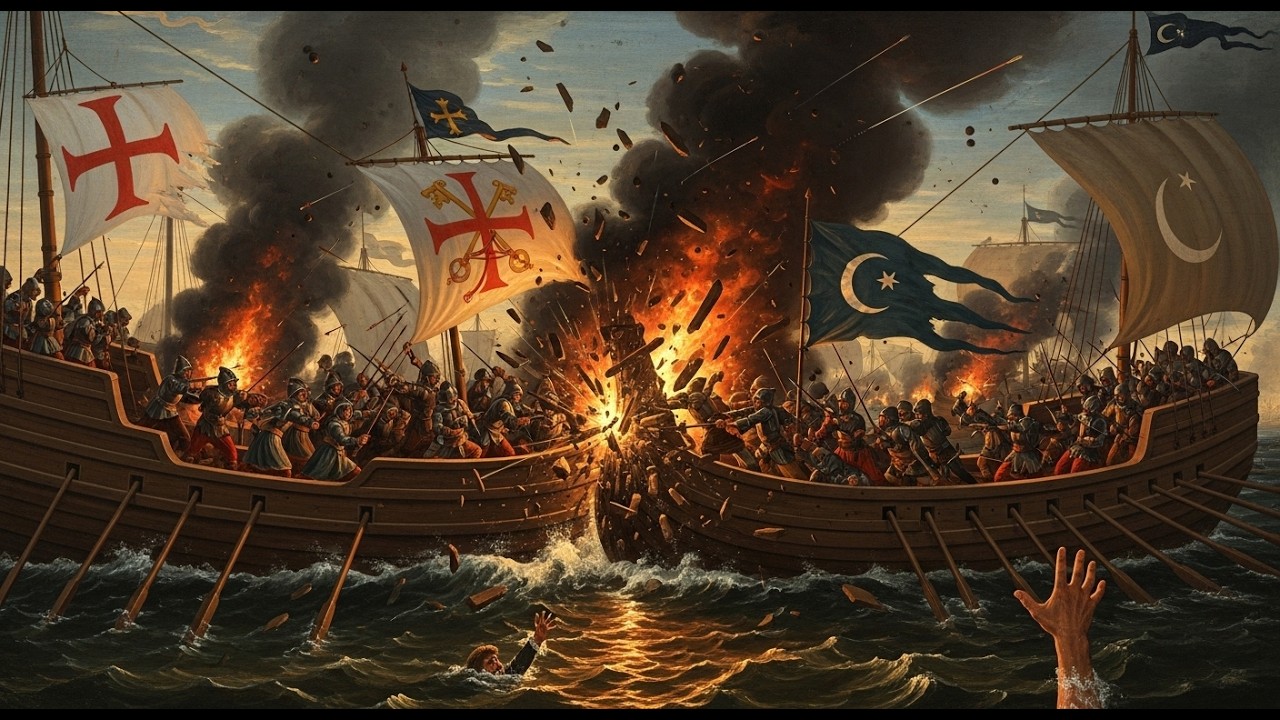 Lepanto 1571: Ultima Mare Bătălie Navală cu Galere din Istorie