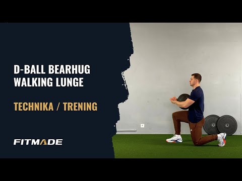 Miniatura filmu: D-Ball bearhug walking lunge – technika