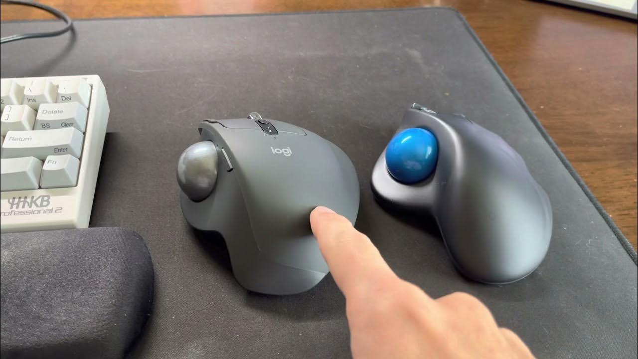 Logitech MX Ergo vs M570 first impressions YouTube