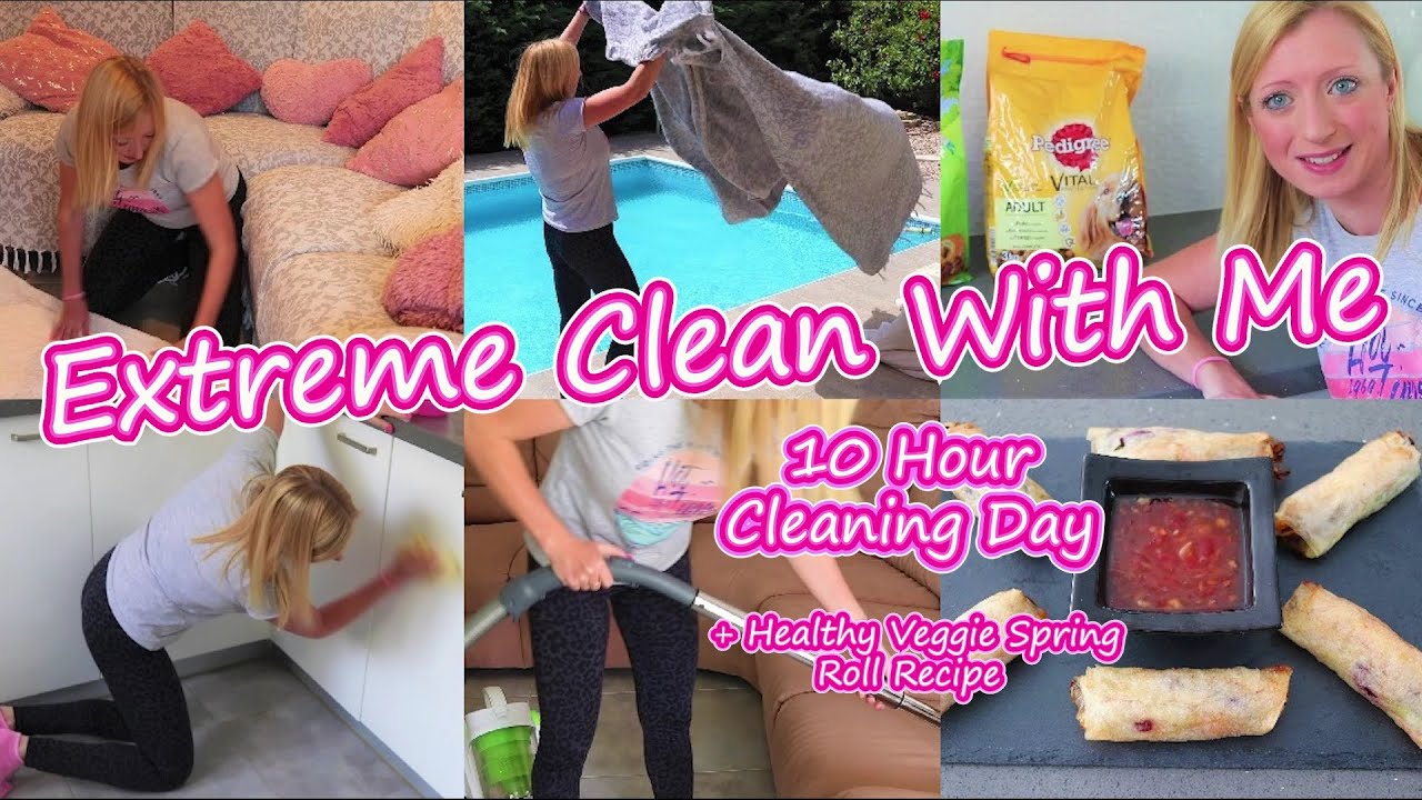Extreme Clean With Me Spring 2021 All Day Cleaning Motivation & Music