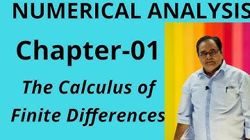 #8 K K SONI NUMERICAL ANALYSIS(BSc Final) -The Calculus of Finite differences L-08