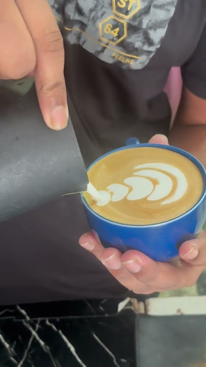 Anik vhaiya trying tulip.Would you like to take coffee training?Please contact01703-496764 #barista