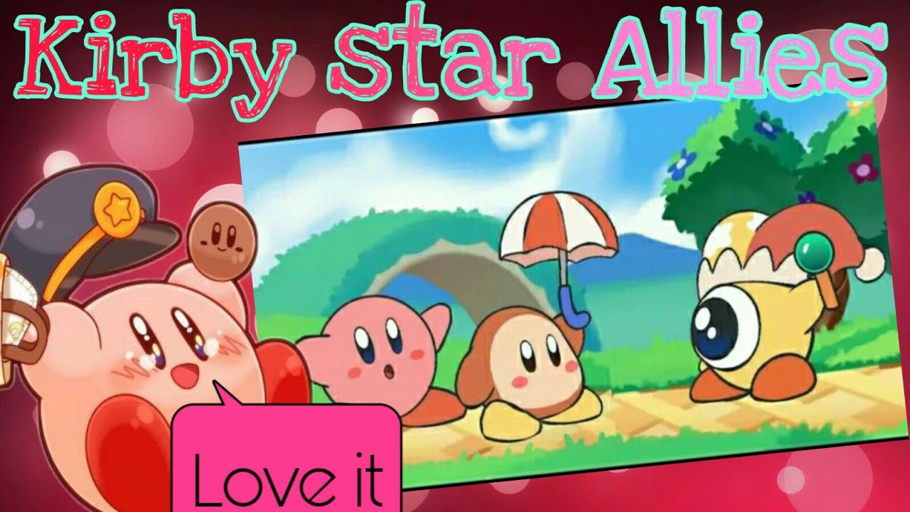 kirby star allies animation