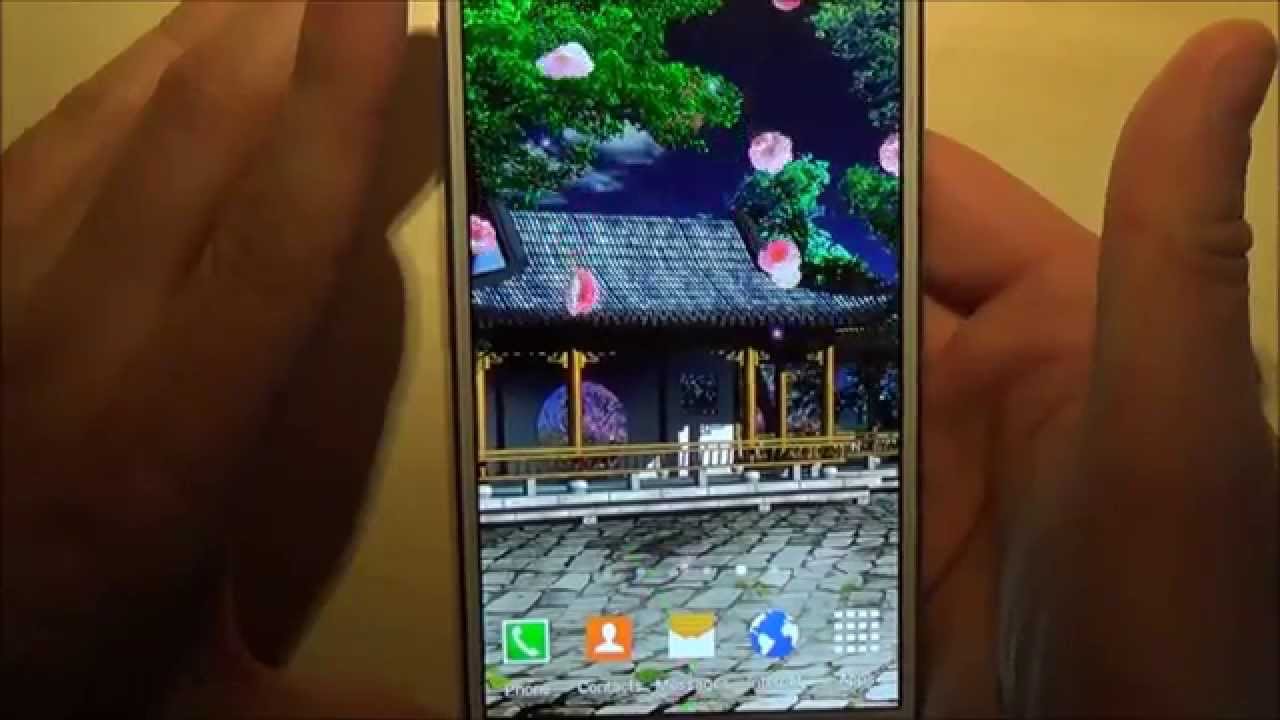 Free oriental garden live wallpaper for Android phones and tablets