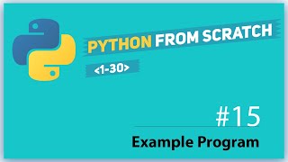Python Lesson 15 Exdanle Program 1