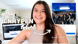 GETTING ENHYPEN TICKETS!! | 'Fate' Tour 2023 *we bought so many :/ *