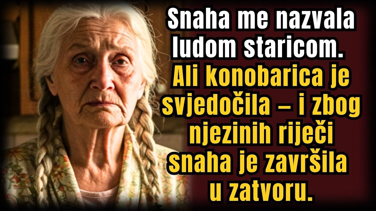 Snaha reče da sam luda starica — ali svjedočanstvo konobarice ju je odvelo u zatvor