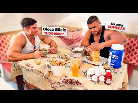 BITELO x TENENTE NO CAFÉ DA MANHA - A DIFERENÇA É ABSURDA BRENO FICOU ASSUSTADO