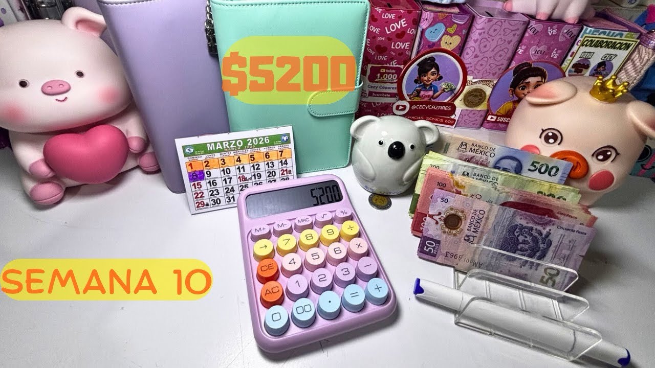 Relleno de carpetas / con $5200 / semana 10 /