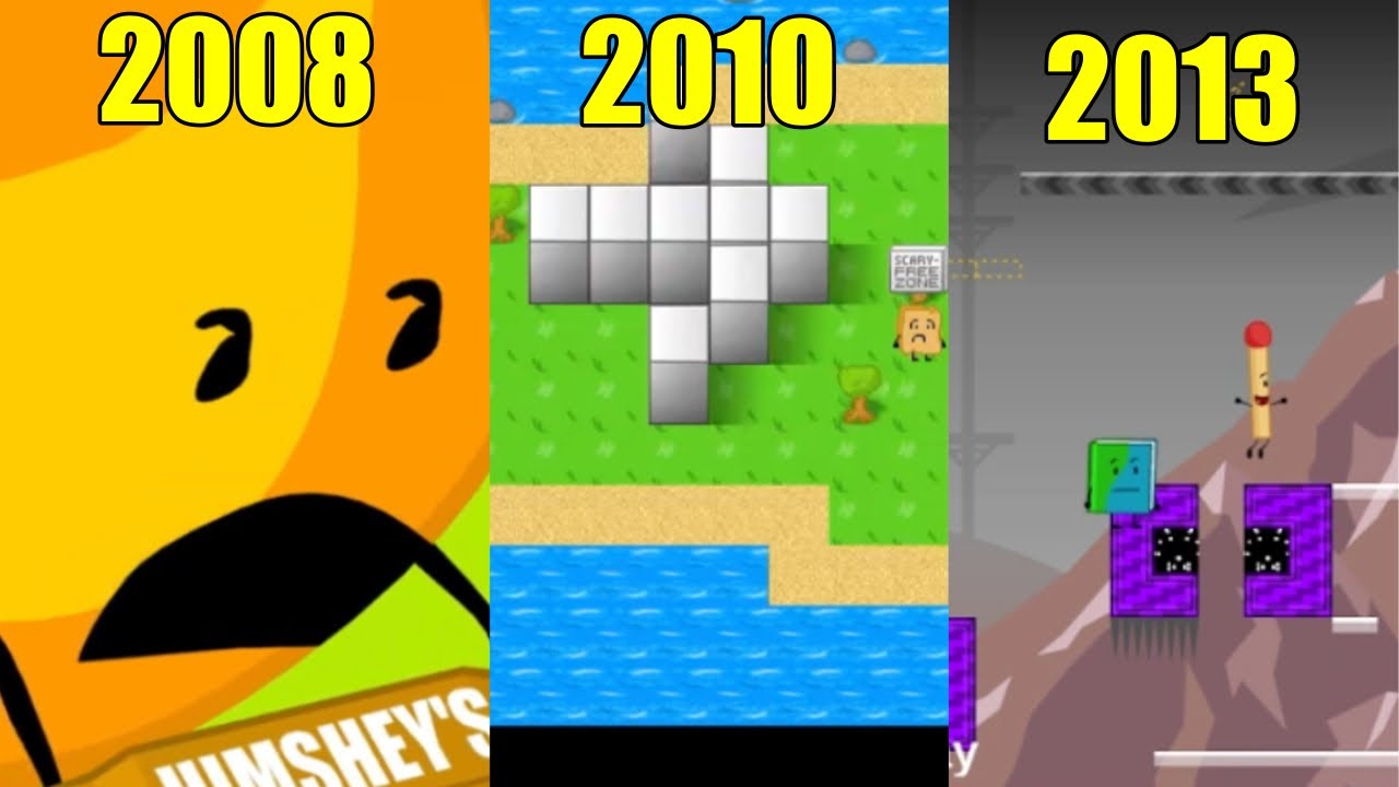 Every Official BFDI Game (2009-2014) - YouTube