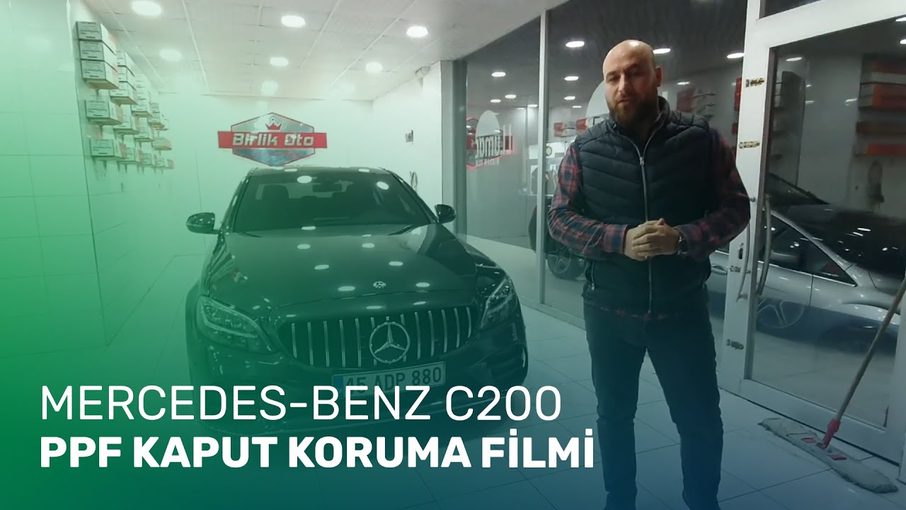 Mercedes-Benz C200 // PPF Kaput Koruma (Kendini Yenileyebilen!)