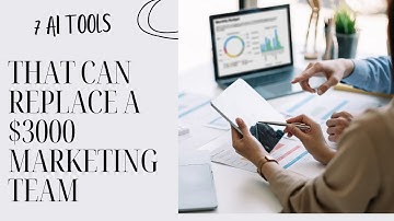 7 UNDERRATED AI TOOLS THAT CAN REPLACE A $3000 MARKETING TEAM.