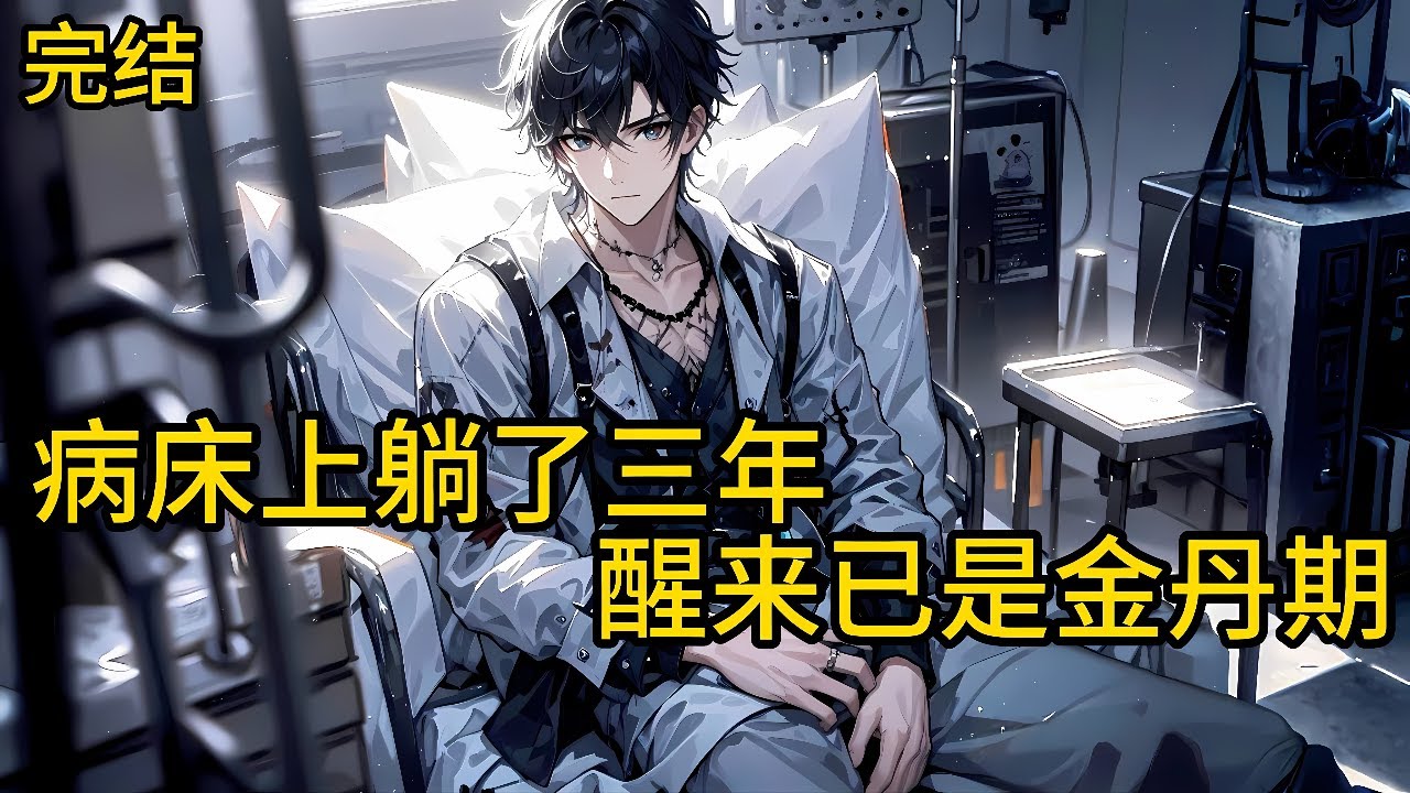 《病床上躺了三年，醒来已是金丹期》完结，青年陈臻因为一场车祸，被诊断为植物人在病床上躺了三年。因一次奇遇，融合了两位不同的灵魂。从此开始开挂人生。#都市 #热血 #漫畫#惊悚