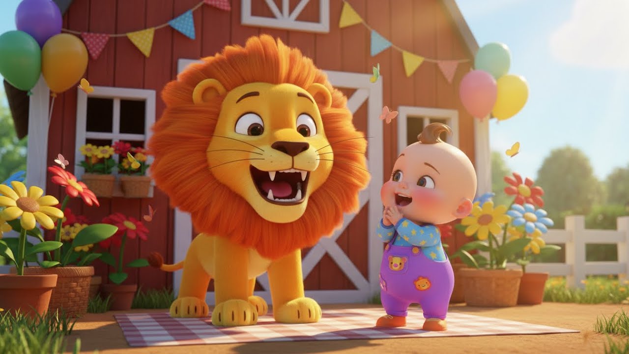 Animal Sound Party Fun | kids nursery rhymes | Baby Song, Interactive Animal Cartoon 🐶🐮🐵🎵