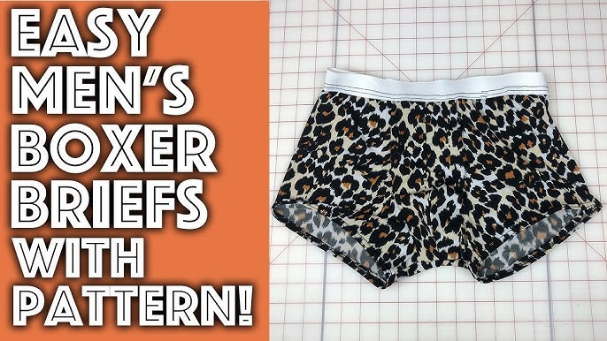 DIY boyfriend boxer shorts woxers for her, How to sew underwear