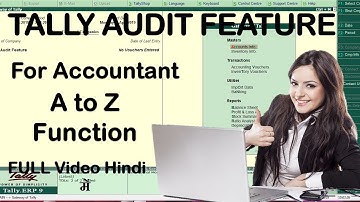 Tally Audit feature in Hindi full Video l