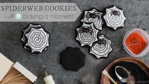 How to Make Spiderweb Cookies