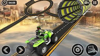 Racing Quad Bike Moto Stunt: VTT Impossible Track par Tech 3D Games Studios - Gameplay Android # 4 screenshot 1