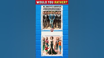 Would You Rather Game: Which Would You Rather Choice do you Choose? #wouldyourrather