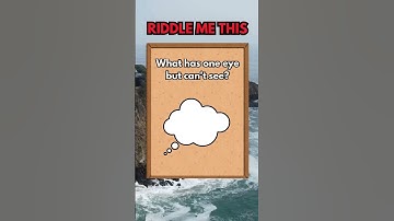 What has one eye but can