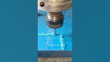 mc nylon bule 30mm square cutting cnc art cam router machine #mcnylon #cnc #machine