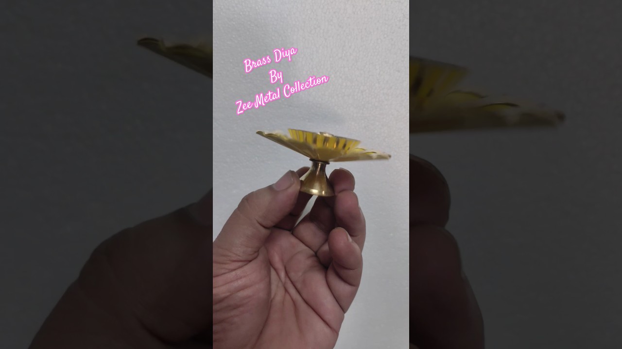 Beautiful Brass Diya available at wholesale rate by Zee Metal Collection 