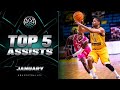 TOP 5 ASSISTS | January | Basketball Champions League 2022-23