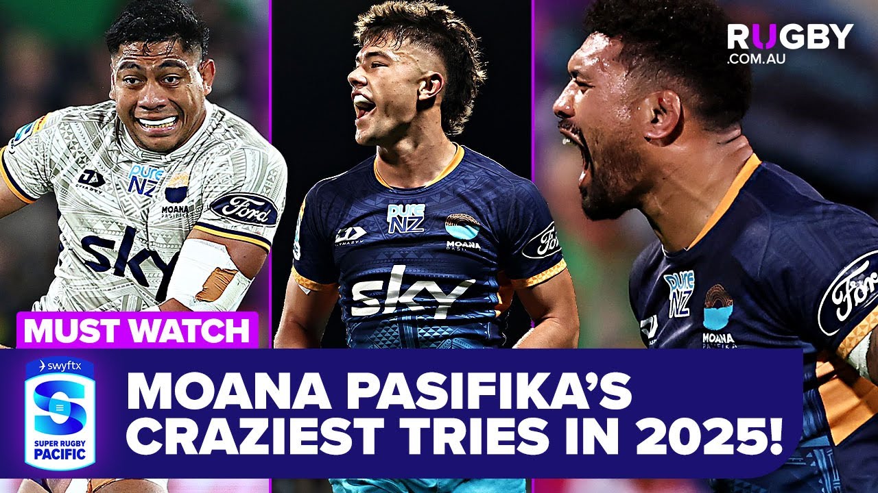 Лучшая попытка Моаны Пасифики в 2025 году! | Super Rugby Pacific