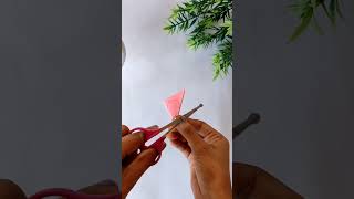 Paper flower cutting #shorts #papercutting #flowercraft screenshot 4