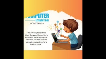 World Computer literacy day #computer  #scienceandtechnology