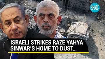 Israel Releases Video Of Razed Home Of Hamas Leader Yahya Sinwar | Watch
