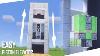 Cara Membuat Easy Piston Elevator - Minecraft Indonesia