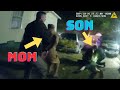Mother And Son Both Get Handcuffed 