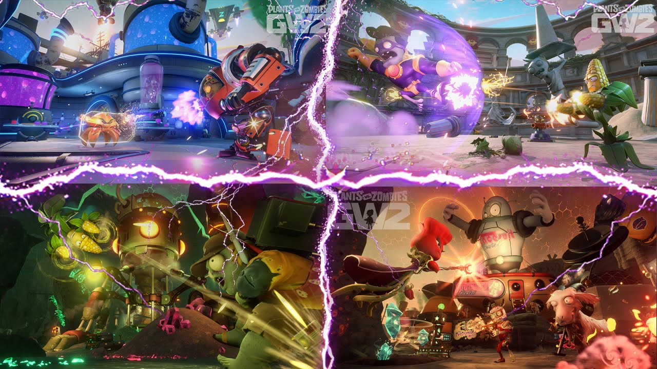 PRIMERA PARTIDA MULTIJUGADOR EN PLANTS VS. ZOMBIES GARDEN WARFARE 2 ...