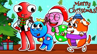 Rainbow Friends: MERRY CHRISTMAS with Rainbow Friends and HooDoo 🎄 | Cartoon Animation