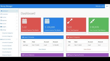 Daily Income And Expense Management System in PHP