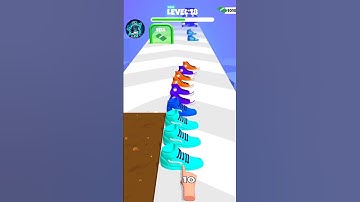 Sneaker 👟 stack Level running game 🎮#gaming #shorts #ytshorts