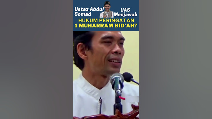 UAS Betulkah Hukum Peringatan 1 Muharram Bid'ah? #shorts #shortsvideo #ustadzabdulsomad