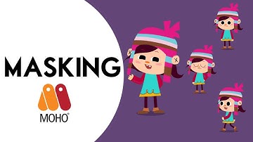 MASKING / MÁSCARAS Moho PRO TUTORIAL 1 | How to MASK in Anime Studio /Moho Pro for Rigging Animation