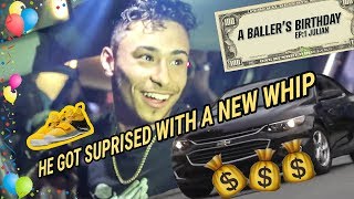 Julian Newman Gets SURPRISE Of His Life At Epic Birthday Party! Jaden Newman & Zion Harmon Link