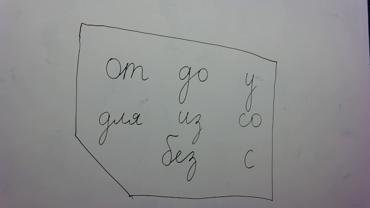 Родительный падеж с предлогом - YouTube