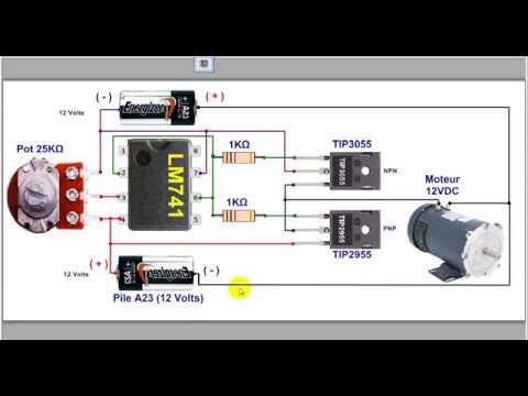 Contrôleur de vitesse d'un moteur à courant continu - Zonetronik