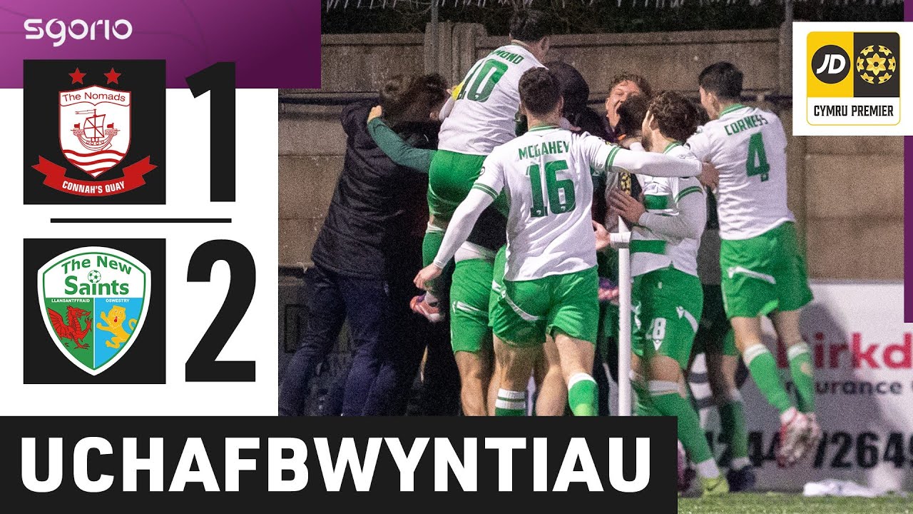 Uchafbwyntiau | Highlights: Cei Connah 1-2 Y Seintiau Newydd | Cymru Premier JD